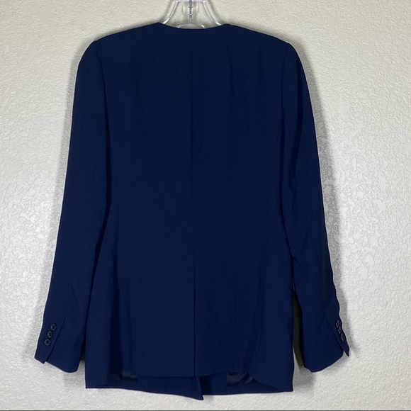 Jcrew Double Breasted Blue Blazer Jacket Career - Picture 2 of 3
